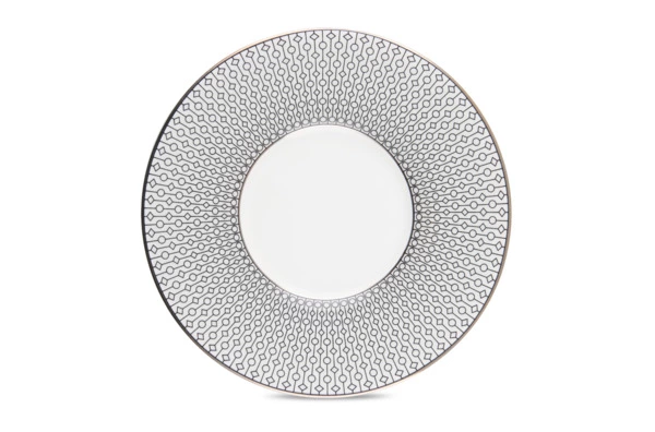 Набор чашек кофейных с блюдцами Decor de table Вола 100 мл, 4 шт, фарфор, платиновый кант, п/к