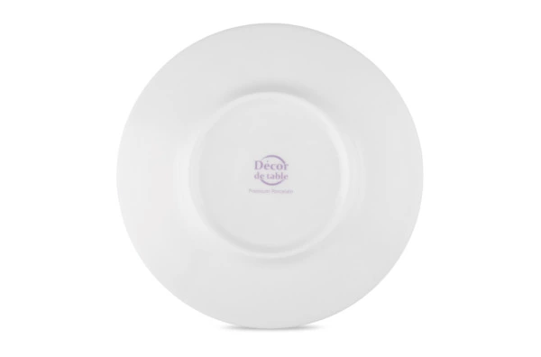 Набор чашек кофейных с блюдцами Decor de table Вола 100 мл, 4 шт, фарфор, платиновый кант, п/к