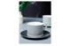 Набор чашек чайных с блюдцами Decor de table Вола 200 мл, 2 шт, фарфор, платиновый кант, п/к