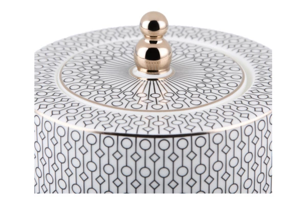 Набор эгоист Decor de table Вола, чайник 300 мл, чашка 200 мл, блюдце 16 см, платиновый кант, п/к