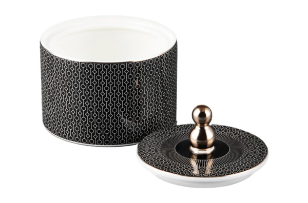 Сервиз чайный Decor de table Вола на 6 персон 21 предмет, фарфор, платиновый кант, п/к