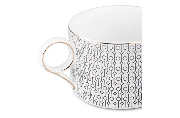 Сервиз чайный Decor de table Вола на 6 персон 21 предмет, фарфор, платиновый кант, п/к
