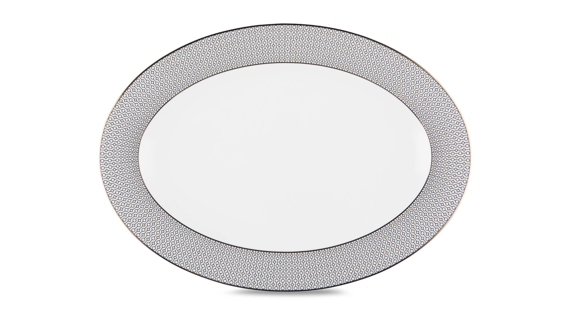 Сервиз столовый Decor de table Вола на 6 персон 26 предметов, фарфор, платиновый кант, п/к