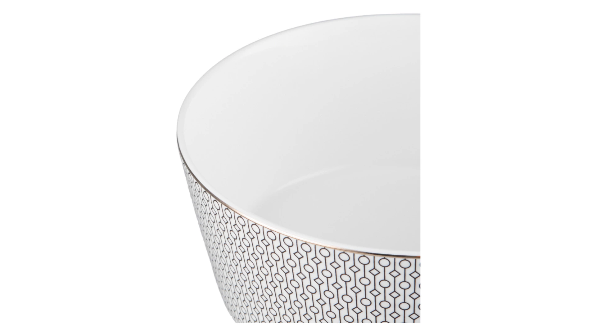 Сервиз столовый Decor de table Вола на 6 персон 26 предметов, фарфор, платиновый кант, п/к