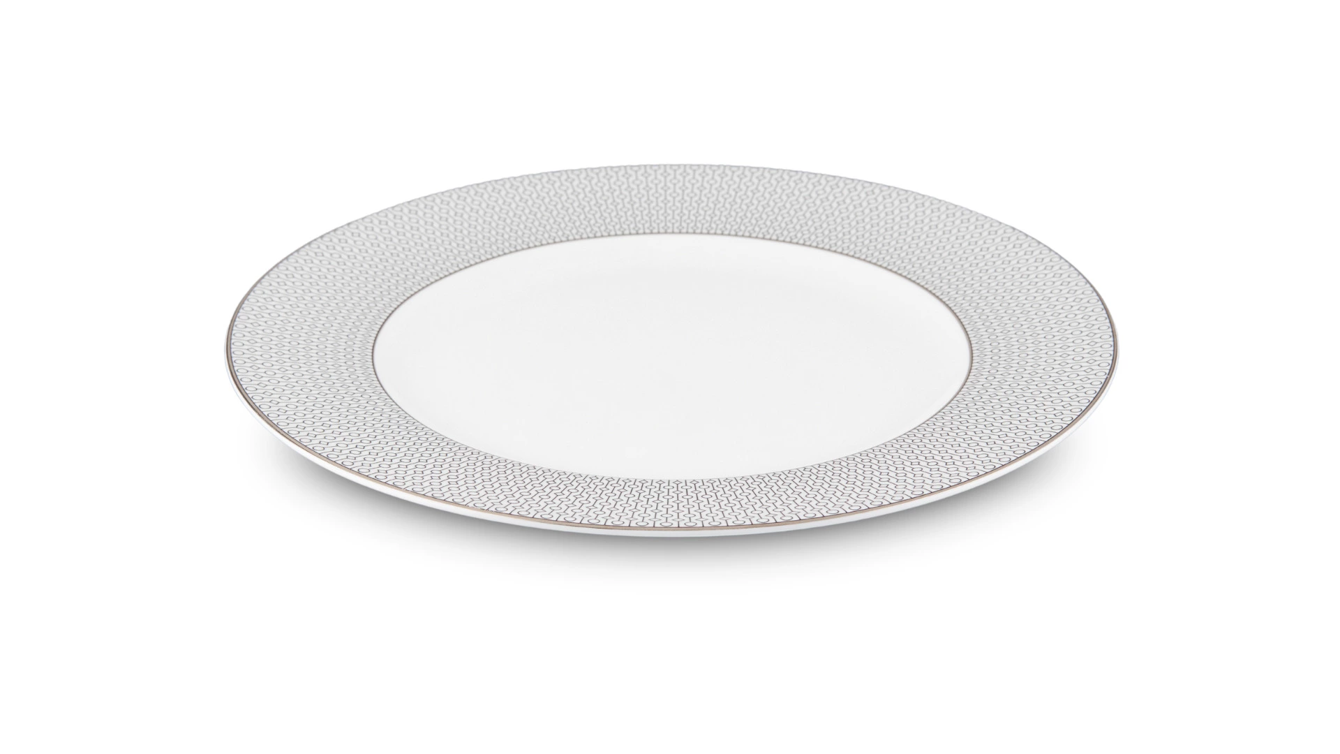 Сервиз столовый Decor de table Вола на 6 персон 26 предметов, фарфор, платиновый кант, п/к