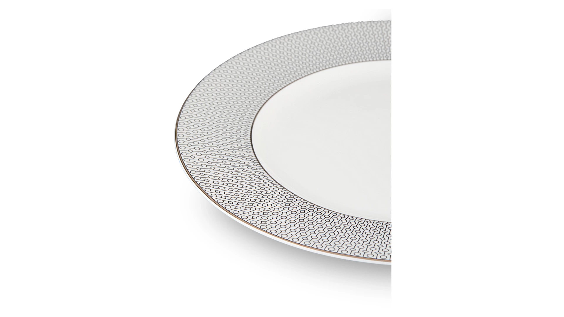Сервиз столовый Decor de table Вола на 6 персон 26 предметов, фарфор, платиновый кант, п/к