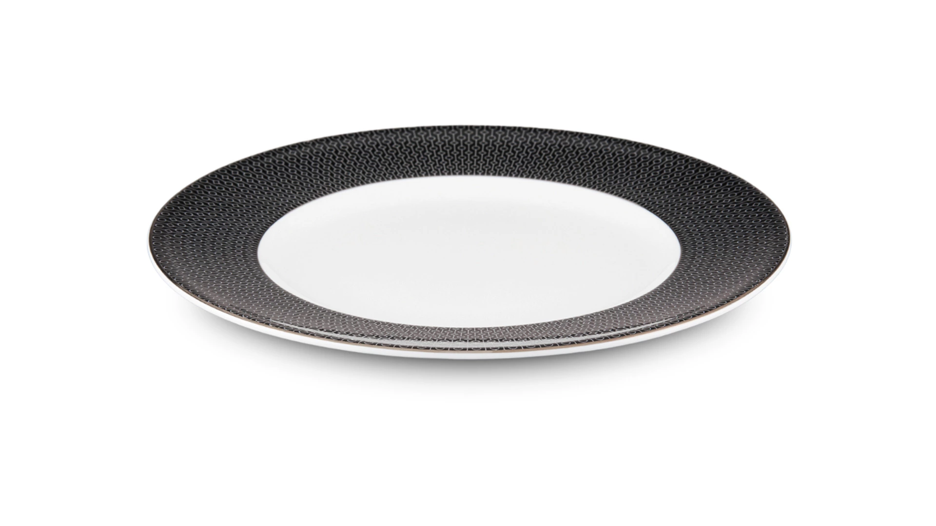 Сервиз столовый Decor de table Вола на 6 персон 26 предметов, фарфор, платиновый кант, п/к