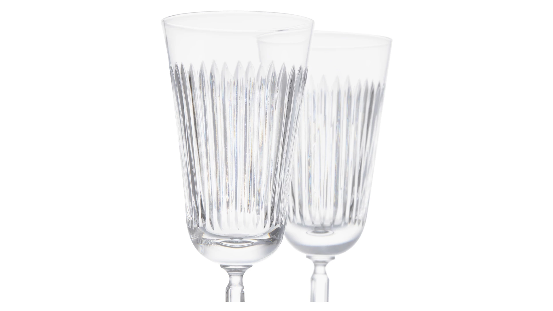 Набор фужеров для шампанского Decor de Table Дефанс 200 мл, 2 шт, хрусталь, прозрачный