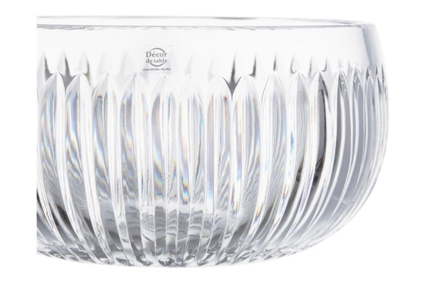 Конфетница Decor de table Дефанс 18,7х9,7 см, хрусталь, прозрачная