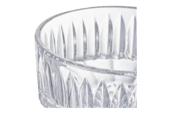 Конфетница на ножке с крышкой Decor de table Дефанс 12,5х18,7 см, хрусталь, прозрачная