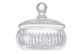 Конфетница с крышкой Decor de table Дефанс 12,5х12 см, хрусталь, прозрачная