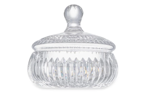 Конфетница с крышкой Decor de table Дефанс 12,5х12 см, хрусталь, прозрачная