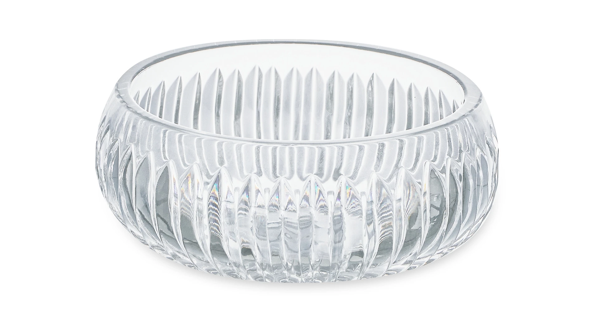 Конфетница с крышкой Decor de table Дефанс 12,5х12 см, хрусталь, прозрачная