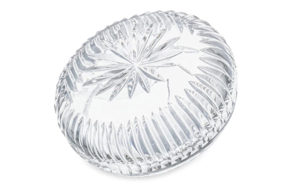 Конфетница с крышкой Decor de table Дефанс 12,5х12 см, хрусталь, прозрачная