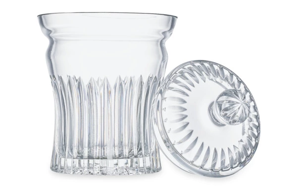 Конфетница с крышкой Decor de table Дефанс 15х21,5 см, хрусталь, прозрачная
