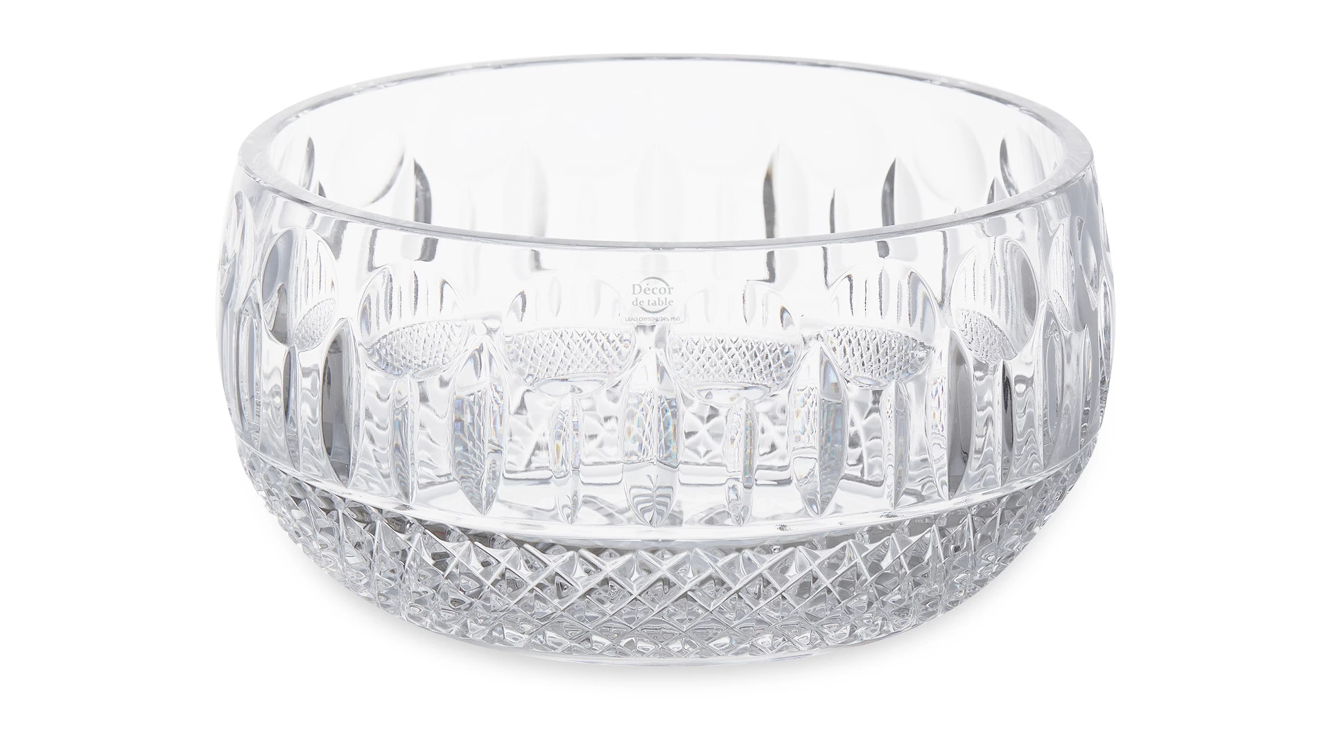 Конфетница Decor de table Париж 18,7х9,7 см, хрусталь, прозрачная