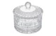 Конфетница с крышкой Decor de table Париж 17х10 см, хрусталь, прозрачная