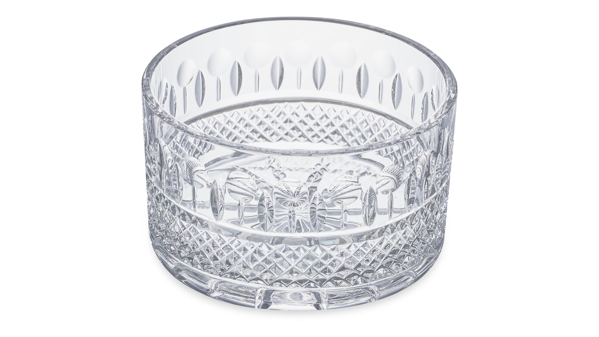 Конфетница с крышкой Decor de table Париж 17х10 см, хрусталь, прозрачная