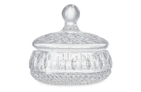 Конфетница с крышкой Decor de table Париж 12,5х12 см, хрусталь, прозрачная