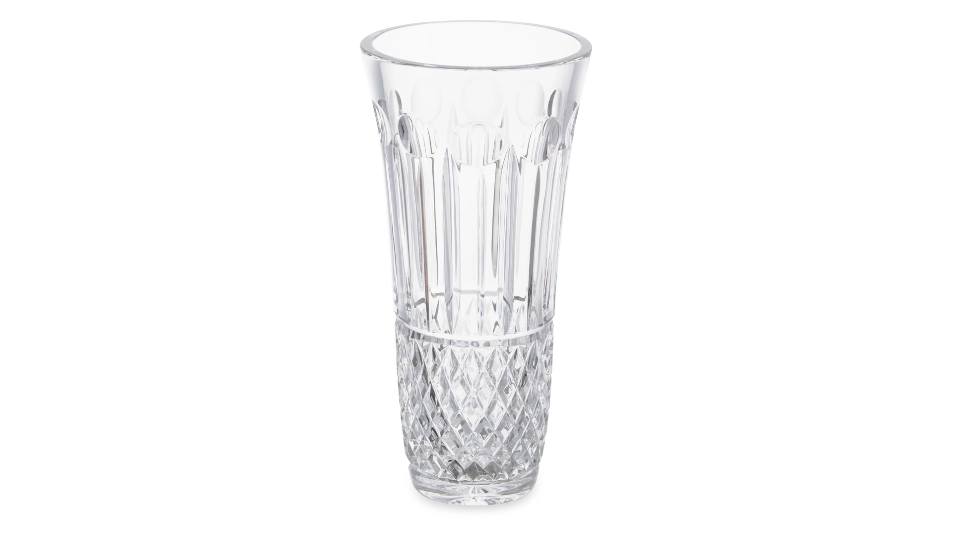 Ваза для цветов Decor de table Париж 30,5 см, хрусталь, прозрачная