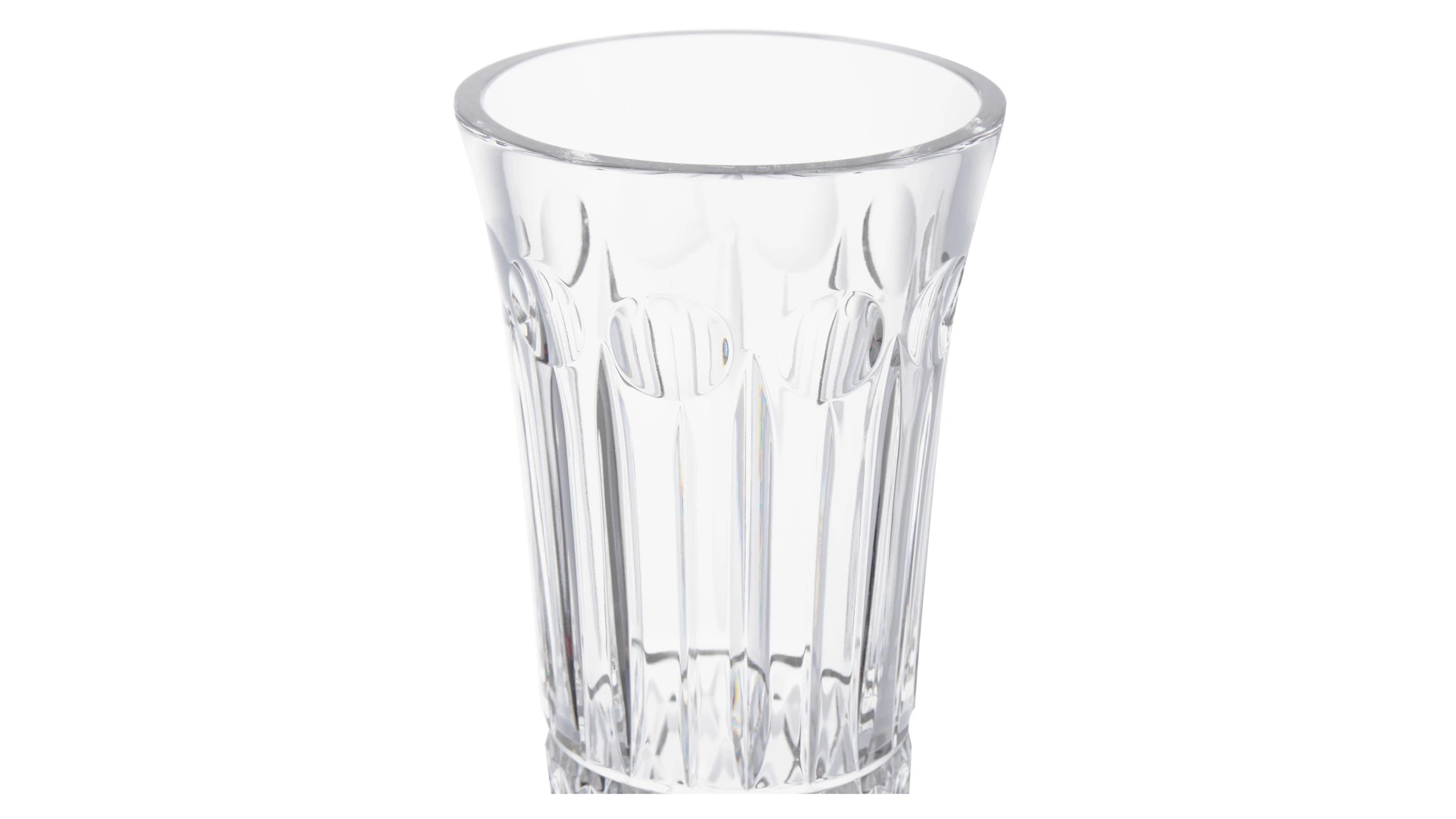 Ваза для цветов Decor de table Париж 30,5 см, хрусталь, прозрачная