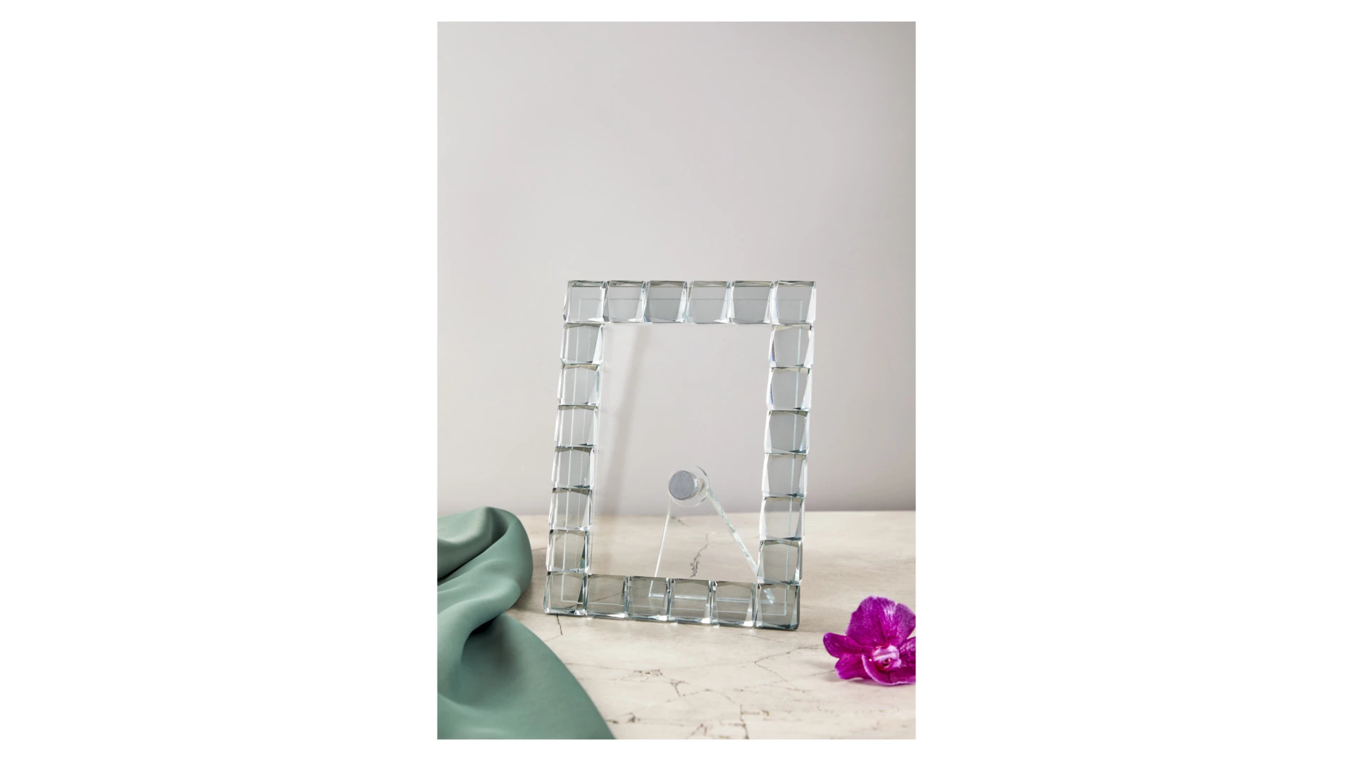 Фоторамка Decor de table Хрустальное вдохновение 19,5х25х8,5 см, стекло, хрусталь