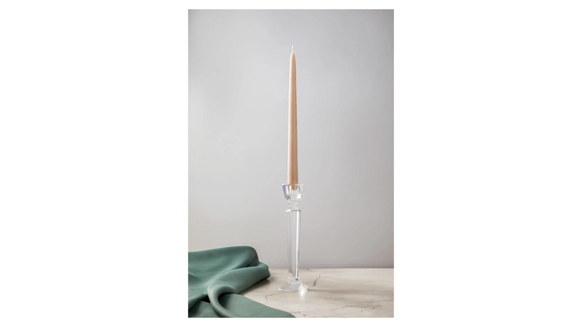 Подсвечник Decor de table Хрустальное вдохновение 7,2х7,2х23 см, хрусталь