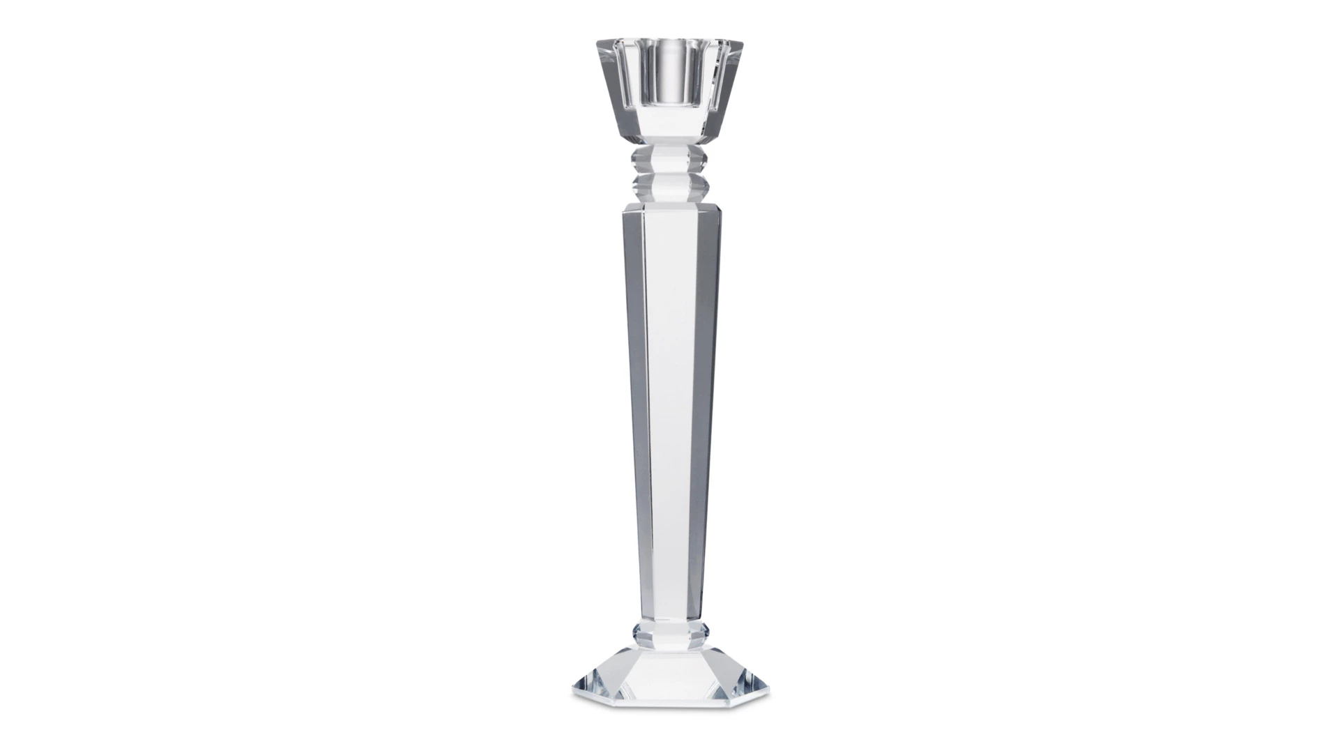 Подсвечник Decor de table Хрустальное вдохновение 7,2х7,2х23 см, хрусталь