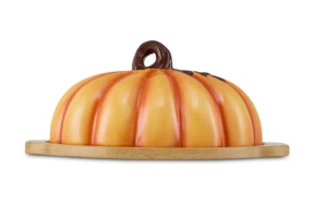 Блюдо с крышкой Decor de table Родная природа Тыковка 28,45х15,75х12,19 см, керамика
