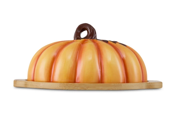 Блюдо с крышкой Decor de table Родная природа Тыковка 28,45х15,75х12,19 см, керамика