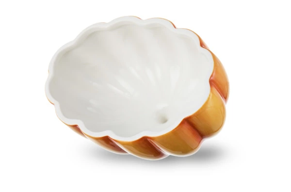 Блюдо с крышкой Decor de table Родная природа Тыковка 28,45х15,75х12,19 см, керамика