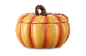 Блюдо с крышкой Decor de table Родная природа Тыковка 20,26х20,26х14,87 см, керамика