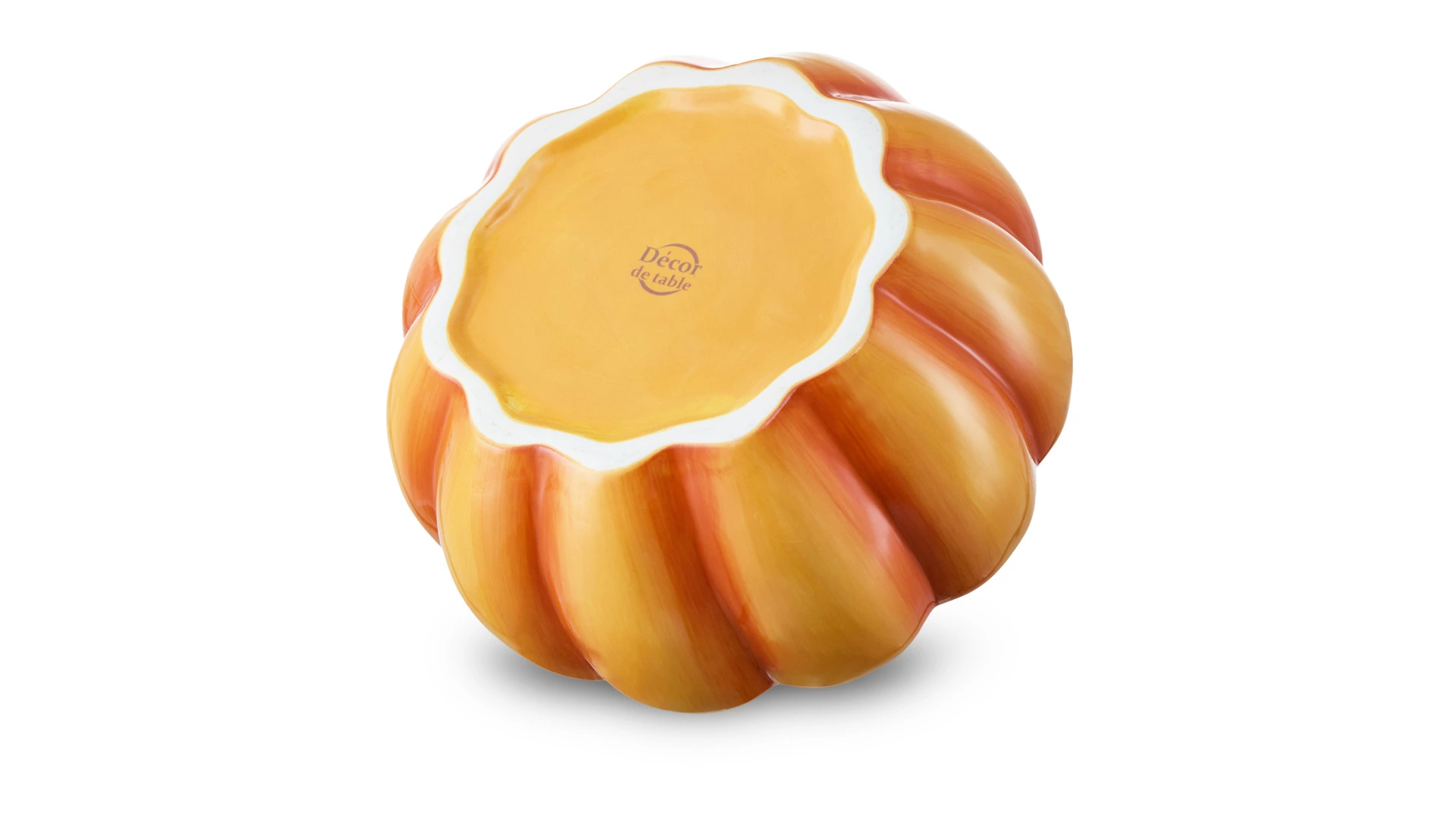 Блюдо с крышкой Decor de table Родная природа Тыковка 20,26х20,26х14,87 см, керамика