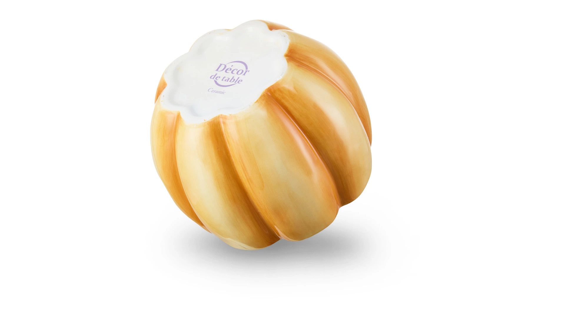 Банка для хранения Decor de table Родная природа Тыковка 15,25х15,25х18,8 см, керамика