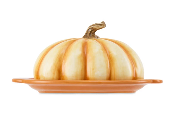 Масленка Decor de table Родная природа Тыковка 20,51х12,56х10,26 см, керамика