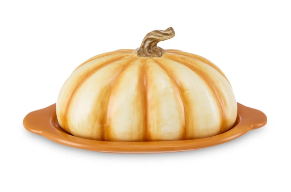 Масленка Decor de table Родная природа Тыковка 20,51х12,56х10,26 см, керамика