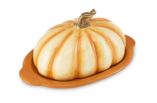 Масленка Decor de table Родная природа Тыковка 20,51х12,56х10,26 см, керамика