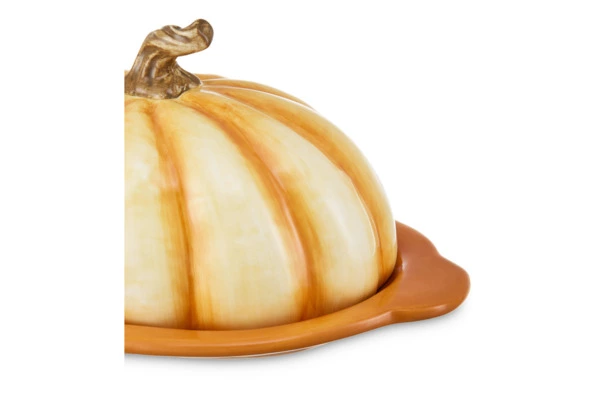 Масленка Decor de table Родная природа Тыковка 20,51х12,56х10,26 см, керамика