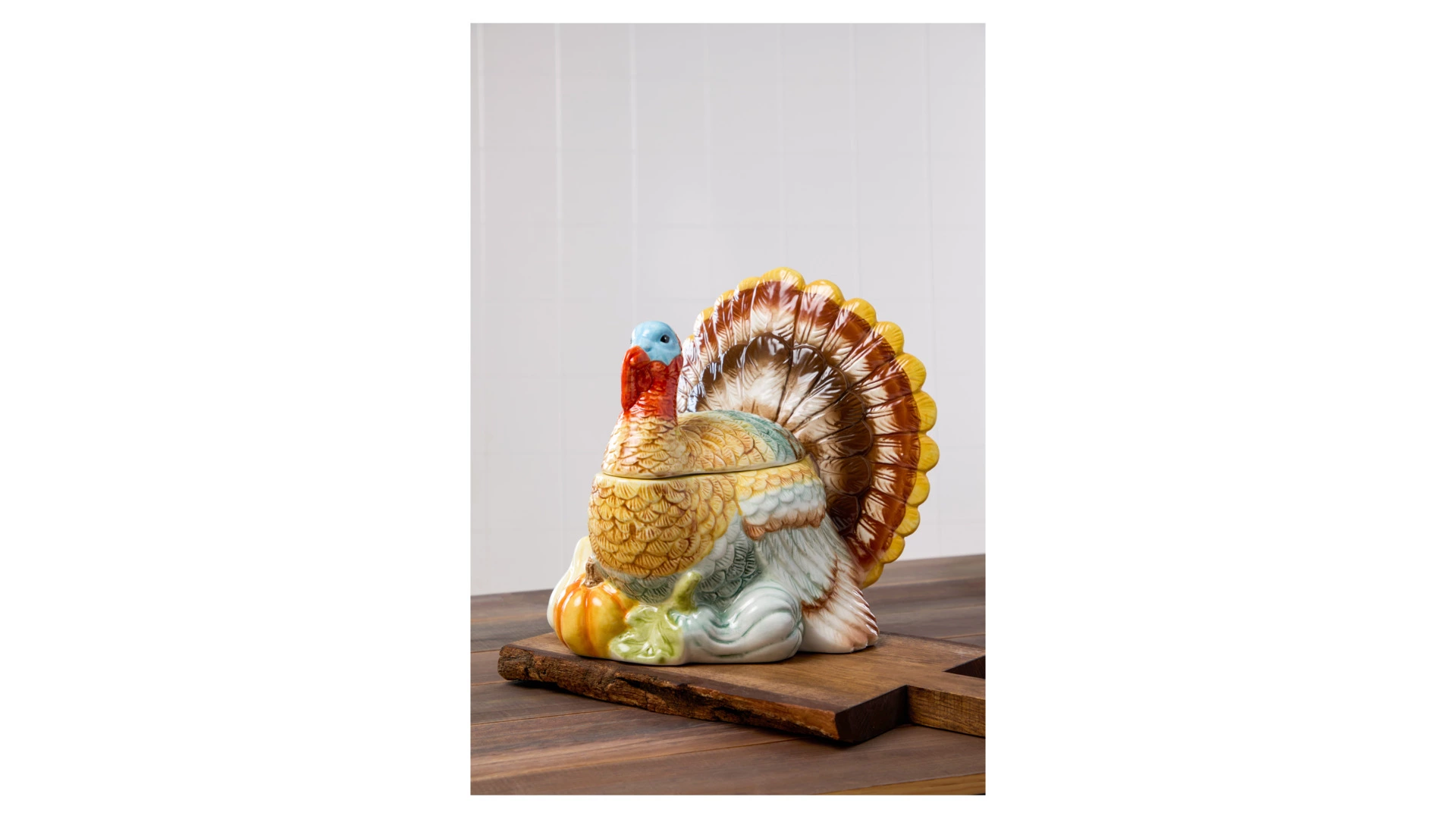 Банка с крышкой 3D Decor de table Родная природа Индюшка 23,85х23,85х25,64 см, керамика
