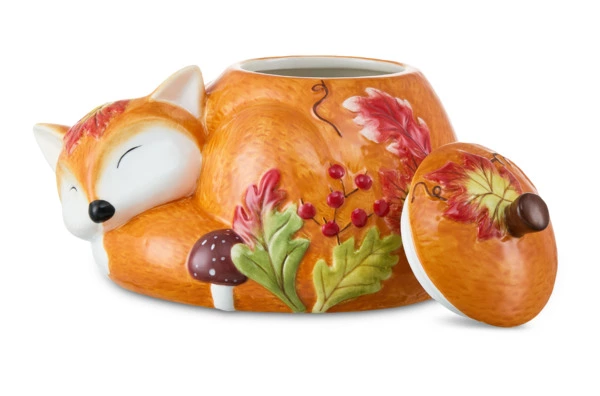 Банка с крышкой 3D Decor de table Родная природа Лисенок 25,5х19х17,55 см, керамика