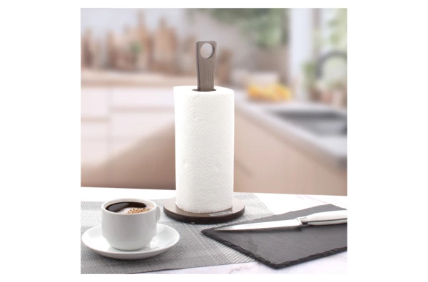 Держатель для бумажного полотенца ComposeEat Fashion 31х15 см, база 12 мм, композит, коричневый