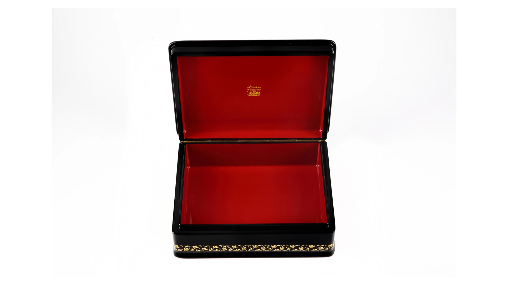 Шкатулка Федоскино Вознесение 18х14х5 см, папье-маше