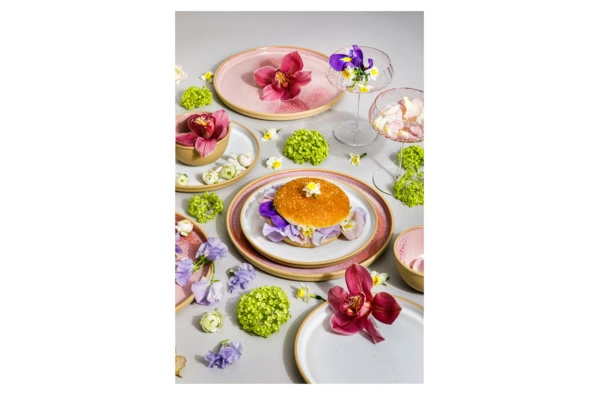 Салатник порционный Portmeirion Минералы Розовый кварц 15 см, керамика
