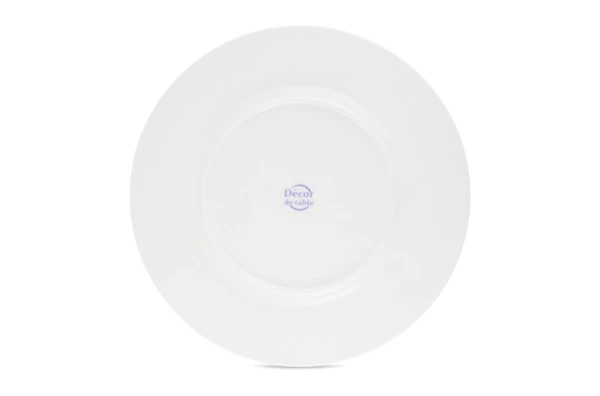 Тарелка обеденная Decor de table Бирюза 27 см, фарфор костяной
