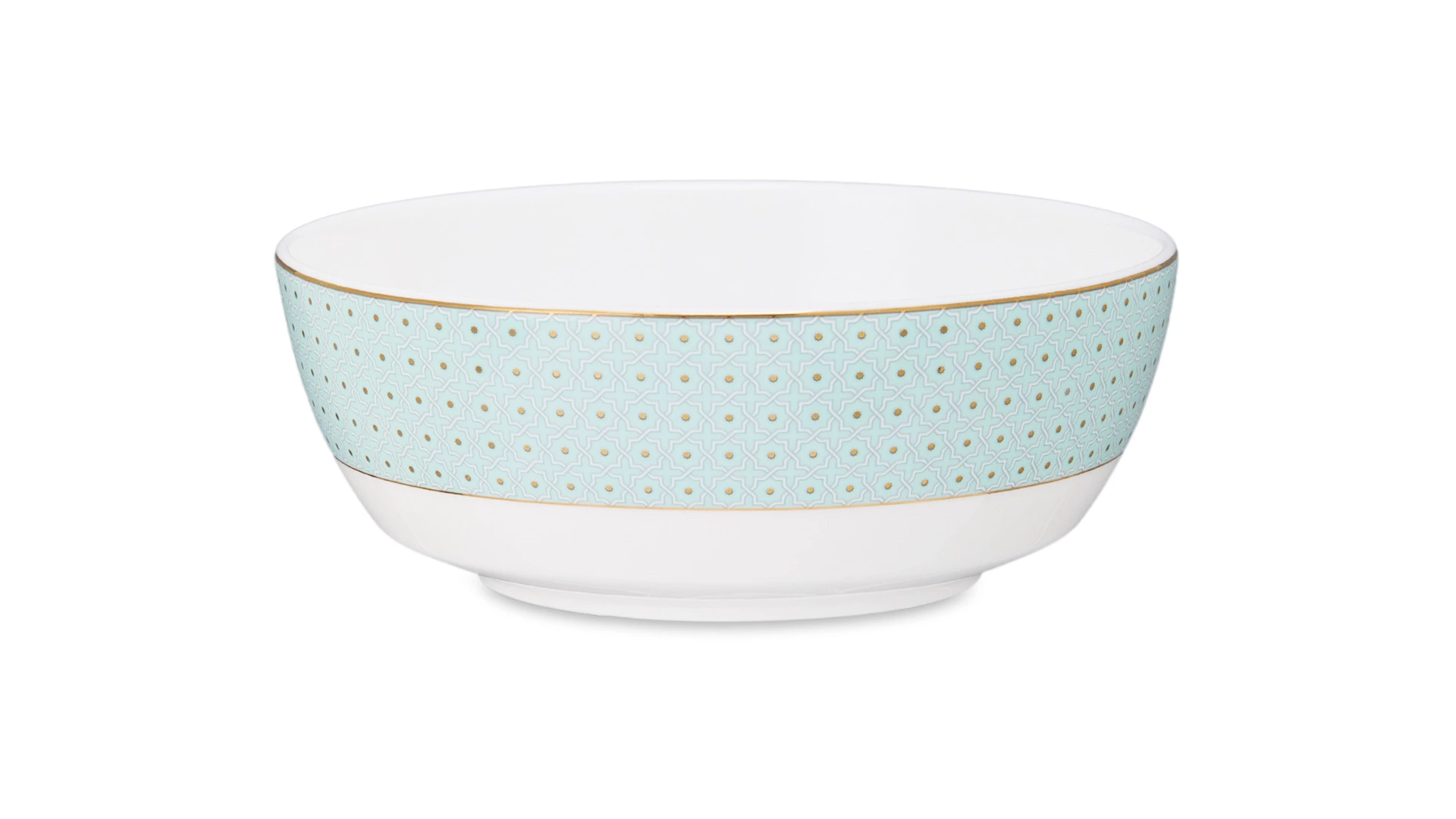 Салатник Decor de table Бирюза 23 см, 2 л, фарфор костяной