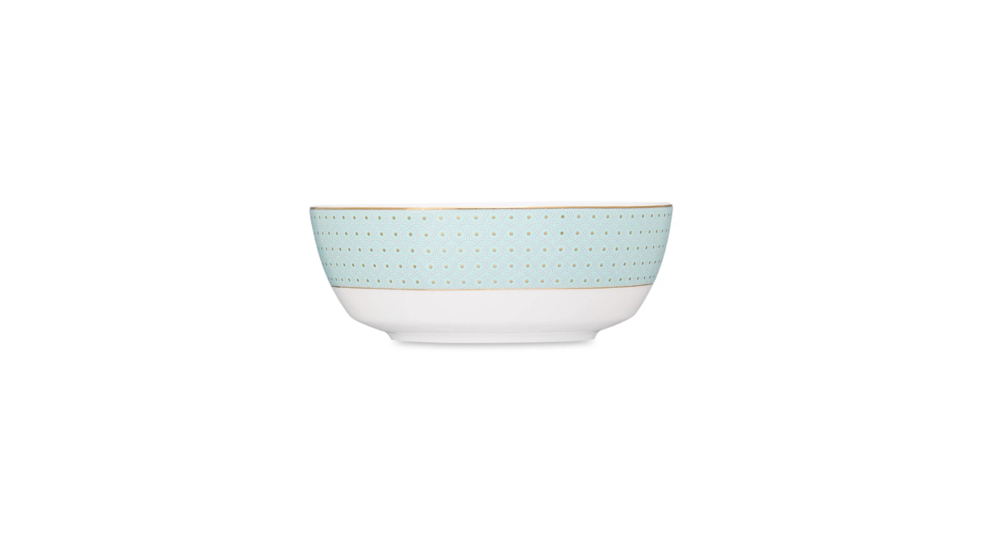 Салатник Decor de table Бирюза 23 см, 2 л, фарфор костяной