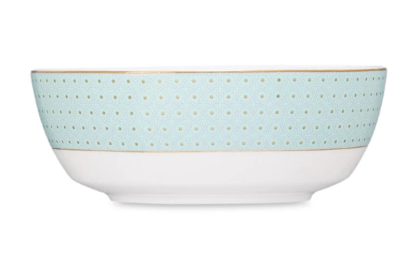 Салатник Decor de table Бирюза 23 см, 2 л, фарфор костяной