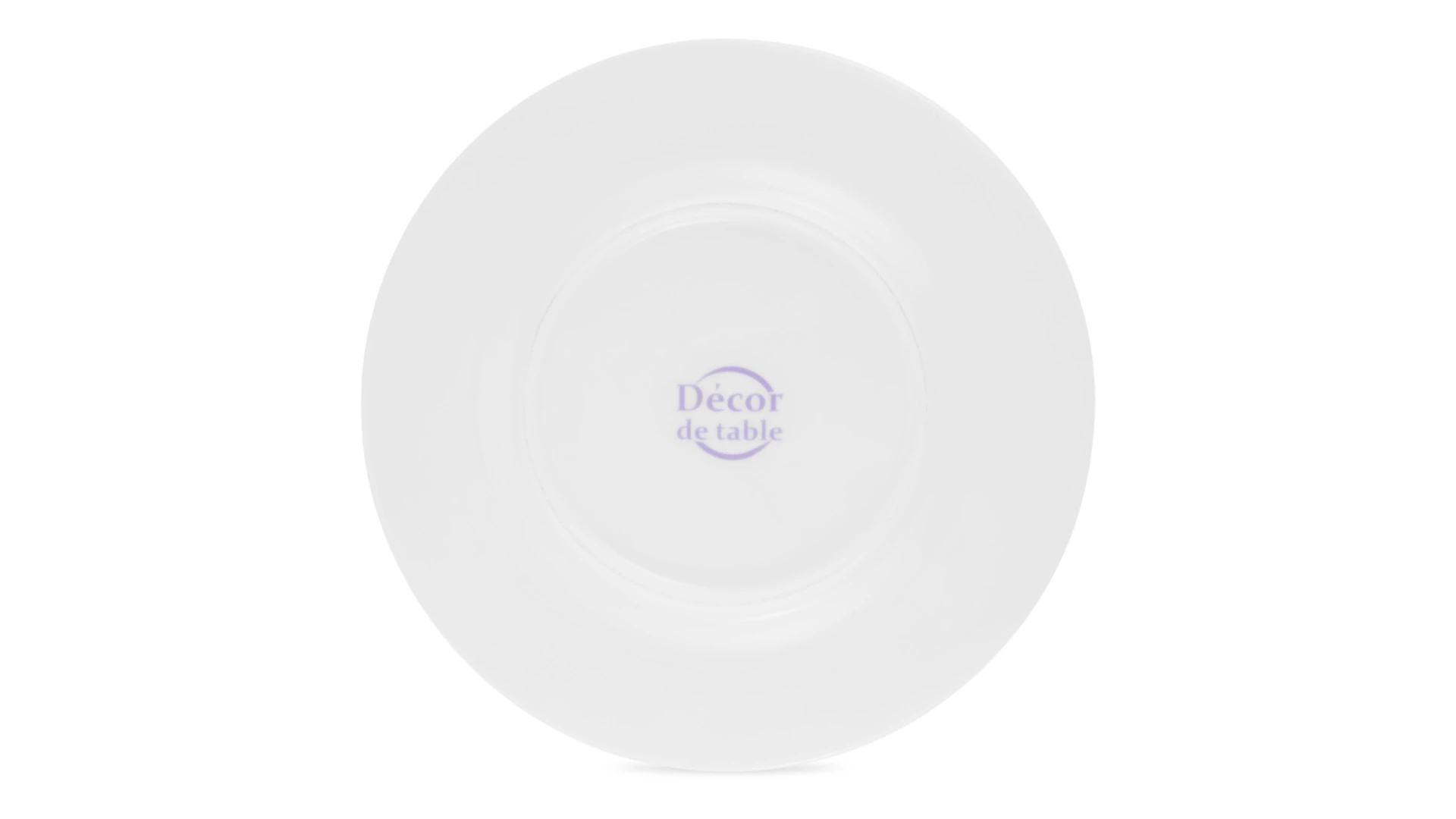 Тарелка десертная Decor de table Бирюза 16 см, фарфор костяной