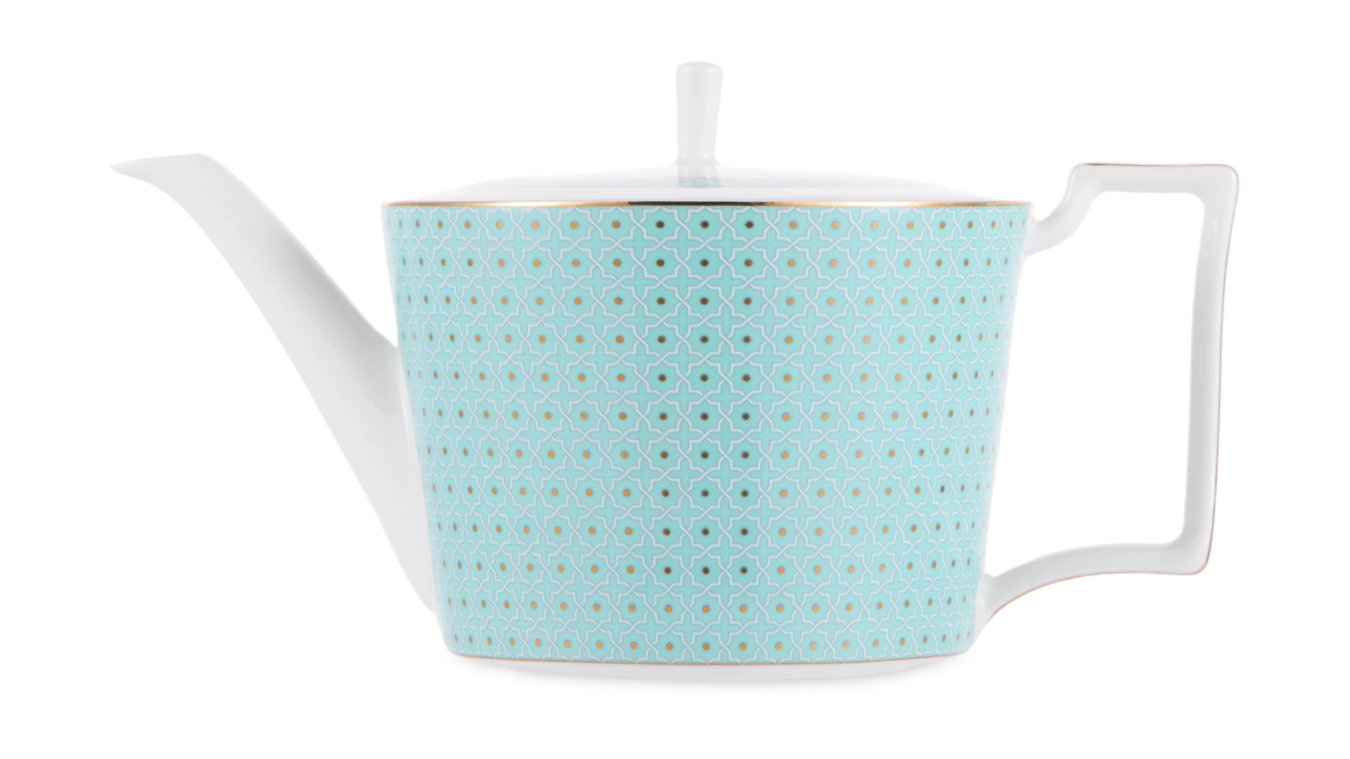 Чайник Decor de table Бирюза 900 мл, фарфор костяной