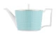 Чайник Decor de table Бирюза 900 мл, фарфор костяной
